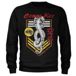 Hybris Cobra Kai Punch Patch Sweatshirt (Black,XL)