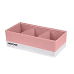 PANTONE™ - Organiseur de rangement et tiroirs peu encombrants, 1 pièce, 3 compartiments à linge et vêtements, organisateur de tiroirs de salle de bain, chambre à coucher, rangements, séparateurs pour