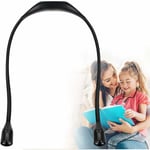 Lampe de Lecture de Cou avec 3 Niveaux de Luminosité Réglable 4 led Lampe de Nuit Câble usb Rechargeable Flexible Mains Libres Lampe Liseuse pour