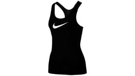 Nike Women Pro Cool Tank Top - Black/White, X-Small