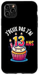 Coque pour iPhone 11 Pro Max Je Peux Pas J'ai 13 Ans Anniversaire Enfant Humour Drole