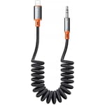 mcdodo CA-0890 Lightning to 3.5 mm AUX Mini Jack Cable, 1.8 m (Black)