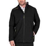 Island GREEN Mens Waterproof Rain Jacket Black XL