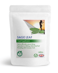 High Strength Sage Leaf 800mg (60 Tablets) Menopause, Hormone Control, Vegan, UK