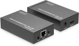 DS-55517 Extender HDMI/Splitter HDMI - Full HD 1080p 60 Hz - 120 m via câble LAN/Illimité via Ethernet (compatible IP) - Kit : émetteur & récepteur - HDCP 1.3