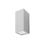 Cube 2 Light Outdoor Wall Light Grey IP44