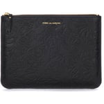 Portefeuille Comme Des Garcons  Comme Des Garçons Wallet Pochette Embossed Forest noir