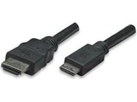 Techly - Hdmi-Kabel - Hdmi Hane Till Mini-Hdmi Hane - 2.5 M - Svart