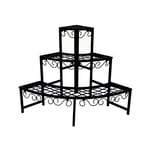 3 Tier Corner Metal Flower Plant Stand Display Shelf