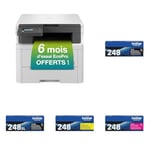 Brother DCP-L3520CDWE Imprimante Laser Couleur Multifonction 3 en 1 (Impression/Copie/Scan) TN-248BK Cartouche de Toner 1 pièce(s) Original