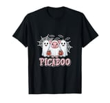 Funny Farm Halloween Shirt Cute Pig Ghost Picaboo Pumpkin T-Shirt