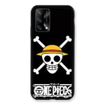 Oppo A54 5G / A74 5G Manga One Piece Skull Design Case Cover multicoloured