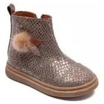 Bottines enfant Bellamy  GINA CROCO GRIS