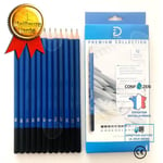 CONFO® Pencil Borstar Set Skiss Måla Konst Teknik Ritning Student Design Ritning Penns Set med 12 delar Konst s