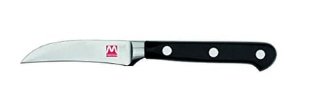 Montana Maitre M591007 Couteau de cuisine avec lame courbée en acier inoxydable à l'azote 7 cm et manche ergonomique, couteaux de cuisine professionnels fabriqués en Italie