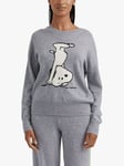 Chinti & Parker Wool and Cashmere Blend Dancing Snoopy Jumper