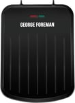 George Foreman Small Fit Grill Griddle Hot Plate and Toastie Maker Machine Black