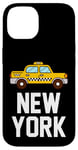 Coque pour iPhone 14 New York City Graphic Tees - Cool New York City Funny Taxi