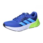 adidas Homme Questar 1.5 Chaussures de Course, Team Royal Blue Burst Lucid Lemon, 47 1/3 EU