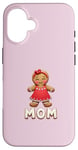 Coque pour iPhone 16 Maman Drôle En Pain D'épice Pour Noël Amusant Pour Les Fêtes