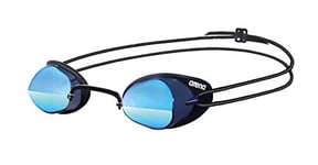 arena Lunettes de Natation Piscine Adultes de Compétition Swedix Mirror , Antibuée, Mixtes, Lunettes Suédoises avec des Verres Miroirs Divisés, Protection UV, 4 Ponts de Nez Interchangeables