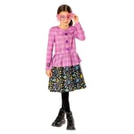 RUBIE'S Harry Potter Officiel Déguisement Luxe Luna Lovegood Enfant Fille,Taille 7-8 ans ,Costume Veste Rose, Jupe et Lunettes - Pour Halloween, Carnaval - Idée Cadeau de Noël