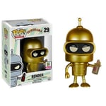 Animation Futurama Bender Gold 29# Actionfigurer Sommar Konvent Exklusiv Vinylfigur Samlarobjekt Modellleksaker 29 gold