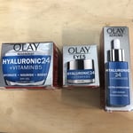 Olay Regenerist Hyaluronic24 + Vitamin B5 Day Gel, Serum Fragrance Free And Eye