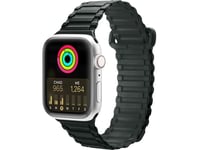 Dux Ducis Dux Ducis Armband (Armor Version) Apple Watch Se, 8, 7, 6, 5, 4, 3, 2, 1 (41, 40, 38 Mm) Magnetiskt Silikonarmband Grönt