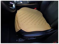 Housses de siège sur Mesure pour sièges Auto compatibles avec VW Caddy 4 2015 conducteur et Passager FB : OT405 (Beige)