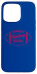 Coque pour iPhone 15 Pro Max Fantasy Football Bleu Rouge