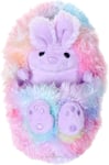 Curlimals Rainbow Bunny called Bo, Cute Interactive Rabbit Teddy Bear, Sensory a