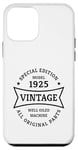 Coque pour iPhone 12 mini Vintage 100e anniversaire Né en 1925 Vintage 100 ans Cadeau