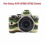 Étui en silicone souple pour appareil photo Sony A7R4 A7R5 A7figured A7R3 A7Inter A7ltA7R II III IV V figuré - Type A7R2 A7RII Camo