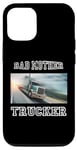 Coque pour iPhone 15 Pro Bad Mother Trucker Semi-Truck Driver Big Rig Trucking