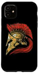 Coque pour iPhone 11 Casque Spartiate Guerrier Mythologie Grecque Empire Romain