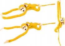 Leantoys Plush Baby Monkey Yellow 90 Cm Maskot