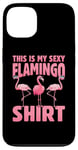 Coque pour iPhone 13 C'est ma chemise sexy en forme de flamant rose - Pink Flamingo