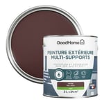 Peinture extérieure multi-supports GoodHome Sendai rouge RAL 3004 2L