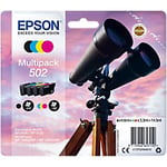 Epson 502 Original Ink Cartridge C13T02V64010 Black& 3 Colours Multipack Pack of 4