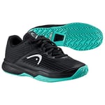 HEAD Revolt Pro 4.0 Junior Unisex, Noir/Teal, 36.5