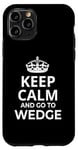Coque pour iPhone 11 Pro Wedge Souvenirs / « Keep Calm And Go To Wedge Surf Resort! »