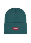 Levi's Unisex Kid's LAN CORE Batwing Beanie Hat, Bistro Green, One Size