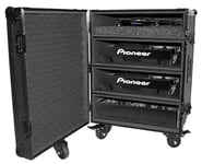 UDG FlightCase Malle pour CDJ/Mixer Noir Plus (Trolley & Roues)