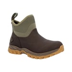 MUCK BOOTS Unisex Arctic Sport II Rubber Dark Brown/Olive Wellington material_Rubber - Size UK 4