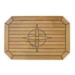 Teak Bordsskiva 50 x 75 cm Fyrkant