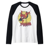 Marvel The Amazing Spider-Man Circle Portrait Raglan Baseball Tee