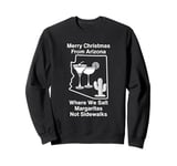 Funny Arizona Christmas Vacation Cactus & Margaritas Sweatshirt