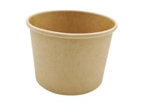 Pappersmugg Soup-To-Go 35 Cl 12 Oz Ø96x70 Mm Plast På Insidan Brun,25 St/Ps - (25 St)