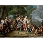 Artery8 Verkolje The Rape Of Europa Premium Wall Art Canvas Print 18X24 Inch